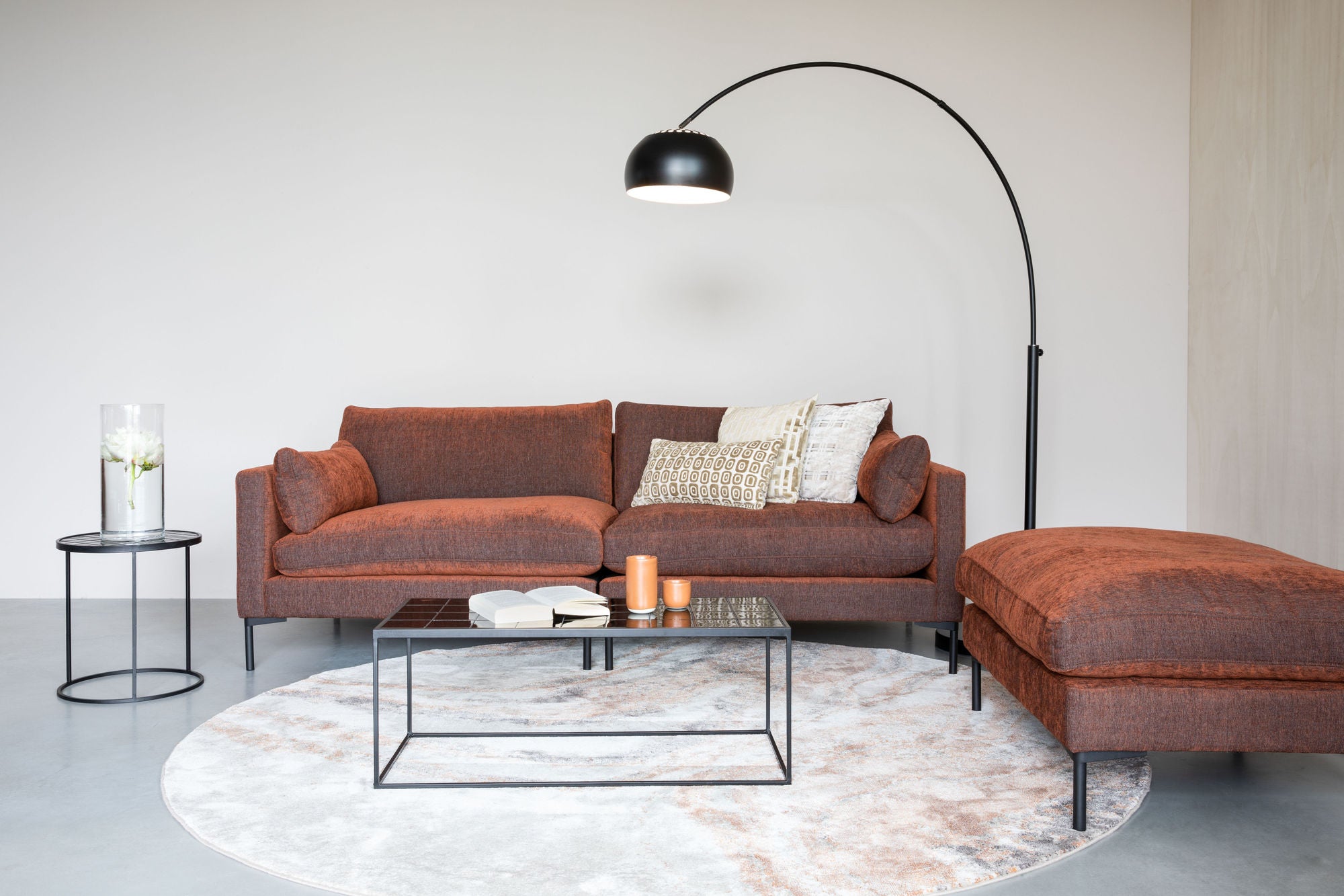 Zuiver Metal Bow Black Floor Lamp